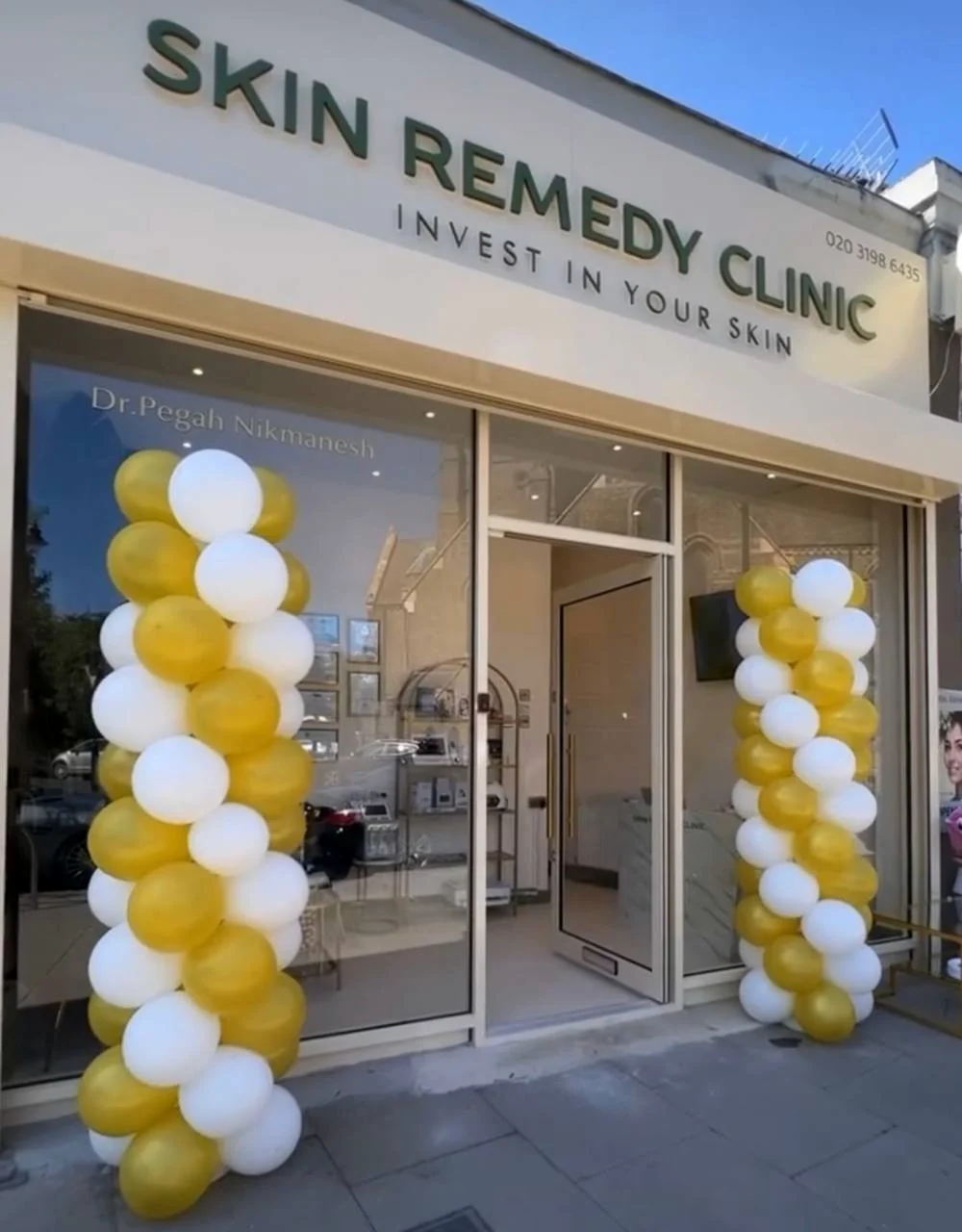 Real exterior photograph of Skin Remedy Clinic at St Johns Parade, London